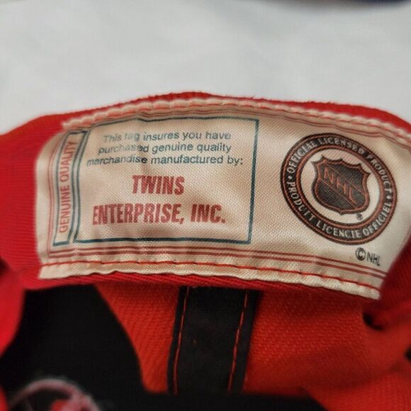 Vintage RARE Detroit Red Wings Hockey Hat Cap Patch Twins Ent. Official 1926 EUC - Picture 10 of 11